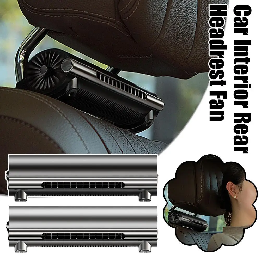 

USB Car Seat Fan Car Cooler Headrest Fan For Backseat Car Cooler Car Seat Pillow Fan USB Efficient Cooling For SUV RV J8L8