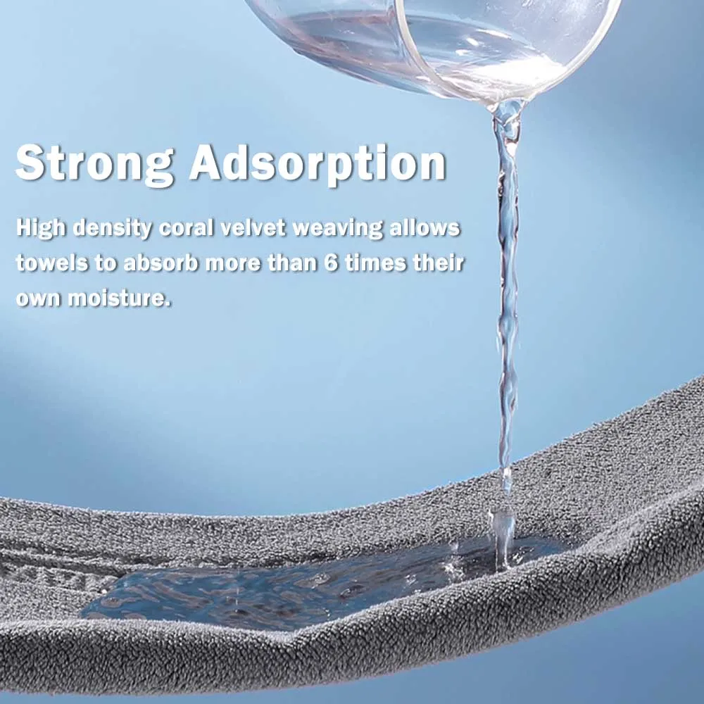 Suede Car Towel Car Drying Towel Super Absorbent Car Drying Towel Suede Coral Velvet Double-sided Cleaning Cloth Household Washing Rags Auto Accessories