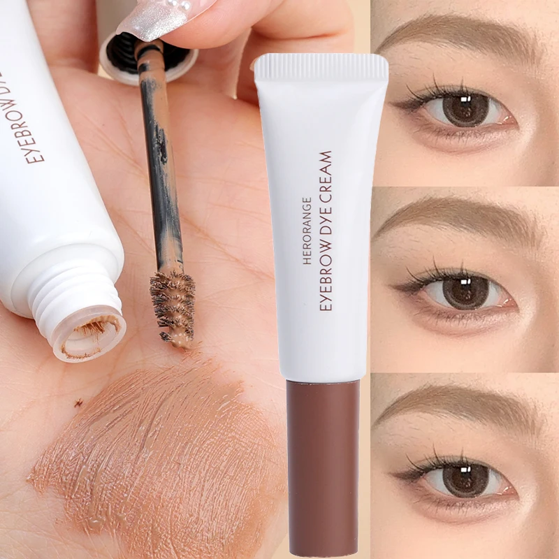 Tintura Per Sopracciglia Naturale Tinta 3 Secondi Trucco Per Sopracciglia Ad Asciugatura Rapida Tatuaggio Gel Colorante Facile Crema Rinforzante Per S