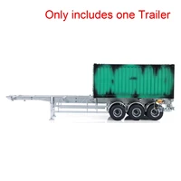 1/14 RC Metal Frame Trailer 3-axle Trailers for Remote Control Tractor Truck Dumper Tipper Car DIY Mode 40 Feet Container Toy 2