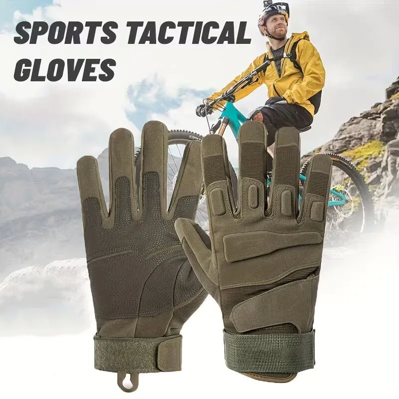 Gants tactiques anti-dérapants pour pêche, escalade et paintball - Hommes sportifs