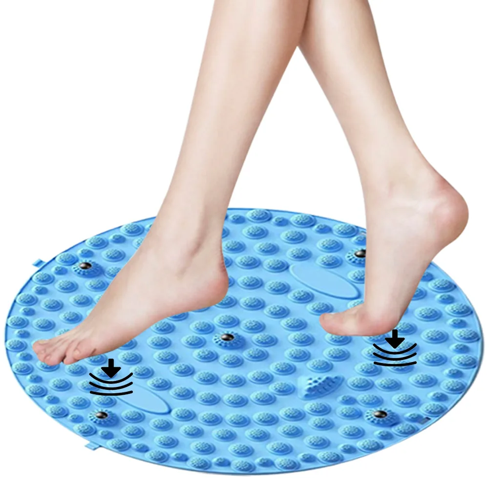 Foot Massage Mat Acupressure Mat with Magnetic Therapy Reflexology Pressure Point Pad for Feet Relaxation