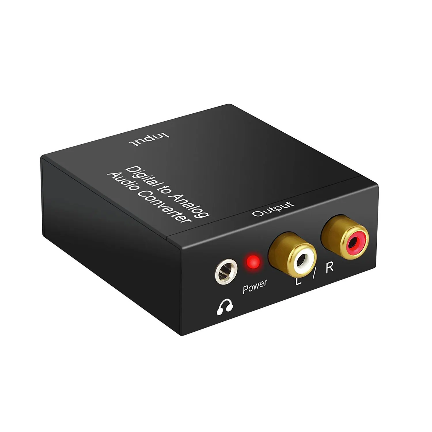 

192 кГц Стандартный цифро-аналоговый преобразователь DAC SPDIF оптический к аналоговому L/R RCA Toslink оптический к разъему 3,5 мм для DVD