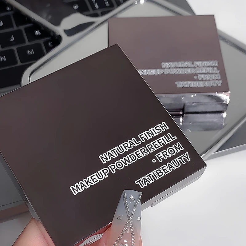 TATIBEAUTY Soft Focus Setting Powder - Small Silver Block Oil Control Loose Powder