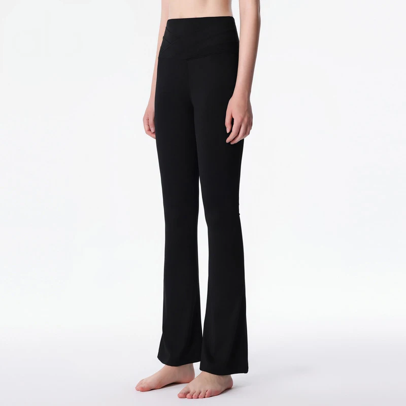 Flare Leggings Yoga Pants Women Bell Bottoms Yoga Trousers High Waist Gym Fitness pants Stretch Daily Dance Workout Leggings
