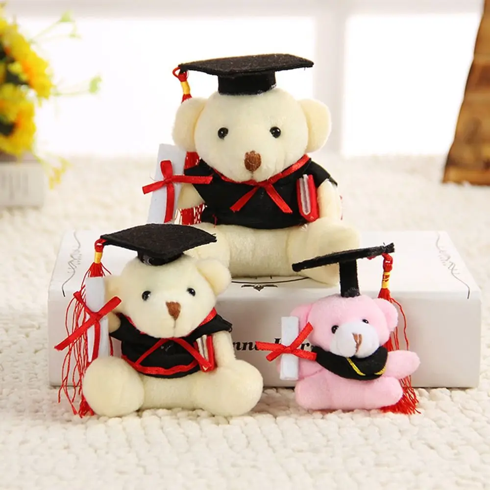 귀여운 열쇠고리 닥터 베어 퍼 폼폼 베어 졸업 선물 귀여운 곰 열쇠고리 가방