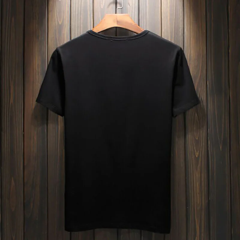 Men's T-shirt With Decorative Studs And Short Sleeves For Men_voghion.com
