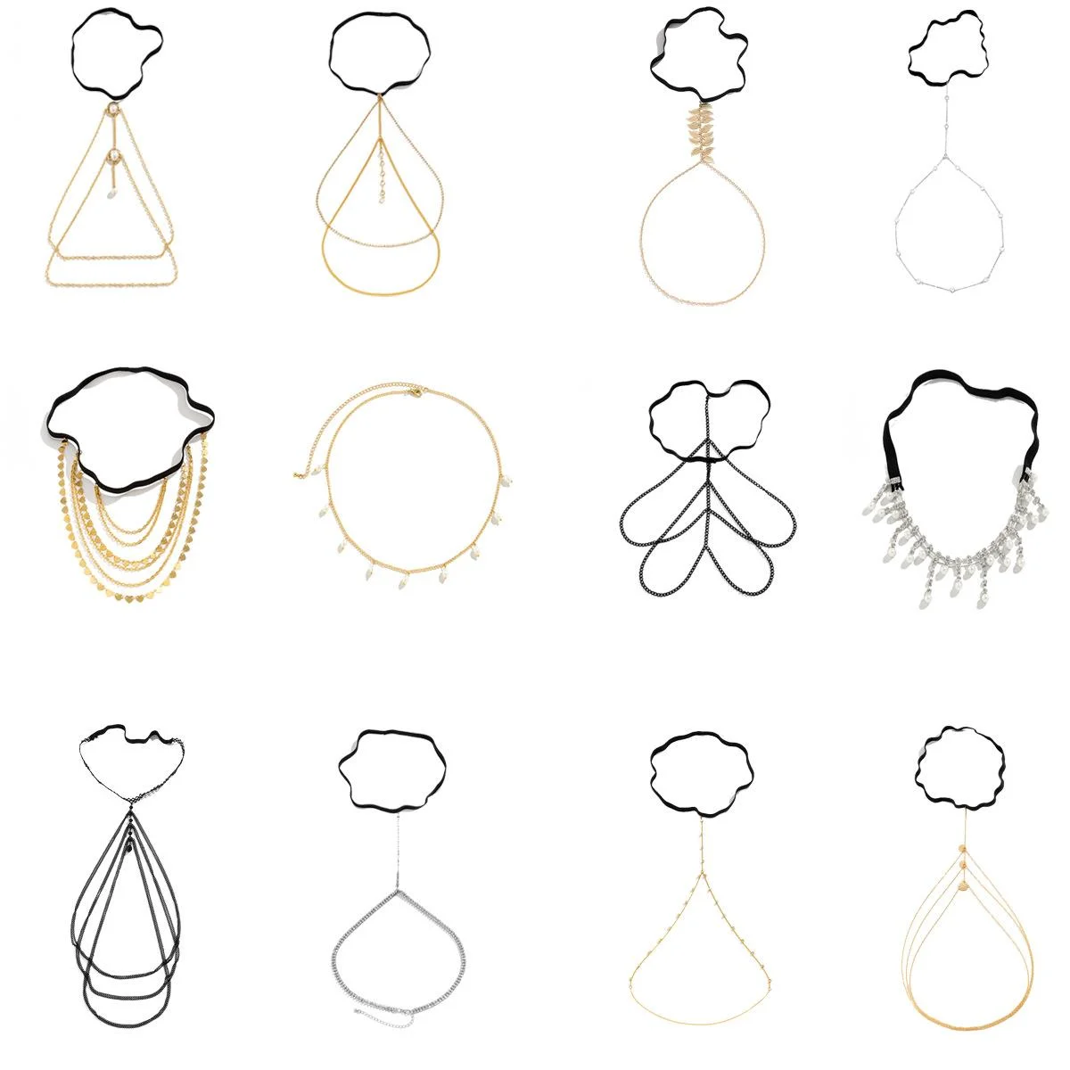Schmuck Süße Kühle Freizeit Strass Strand Elastische Band Künstliche Perle Sexy Bein Kette Weibliche_voghion.com