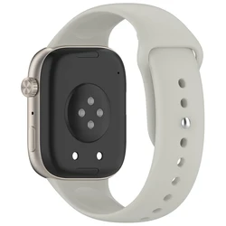 Silicone Sport Wristband for Smartwatch - Enhanced Strap Bracelet Accessory (Gray)