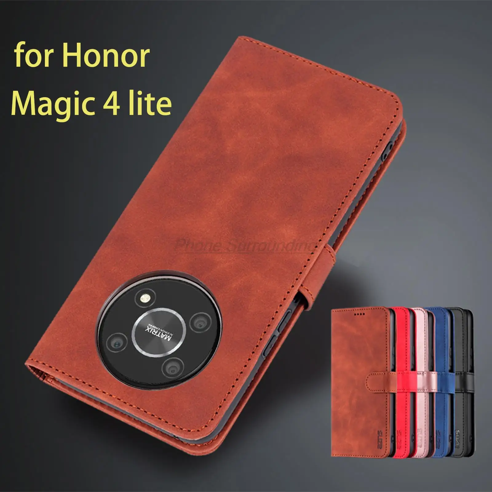 Custodia In Vetro Temperato Per Honor Magic 4 Lite 5G - Bumper TPU Trasparente - 3