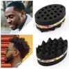 Big Holes Sponge for Hair, Twist Sponge, Magic Sponge Brush, Afro Hair Sponge for Curls with  Free Hair Pick Comb (2 PACK) 3