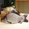 30cm/11.8in Simulation Funny Fish Plush Toys Stuffed Soft Animal CarpPlush Pillow Creative Sleep Cushion For Kids Girls Cat Toys 3