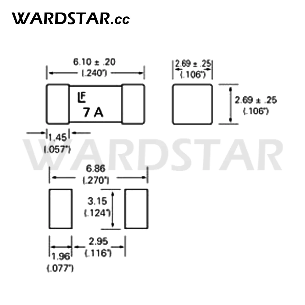 1808 SMD Fuses Disposable Fuse 250mA 500mA 700mA 0.25A 0.5A 0.75A 1A 2A 3A 4A 5A 6.3A 7A 8A 10A 15A 10pcs one time fuse