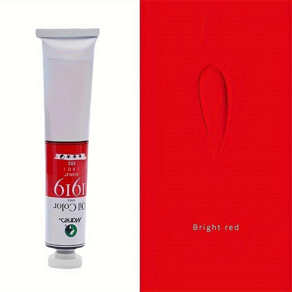 50ml Artist-Grade Oil Paint for Hand-Painted Canvas and Graffiti Art