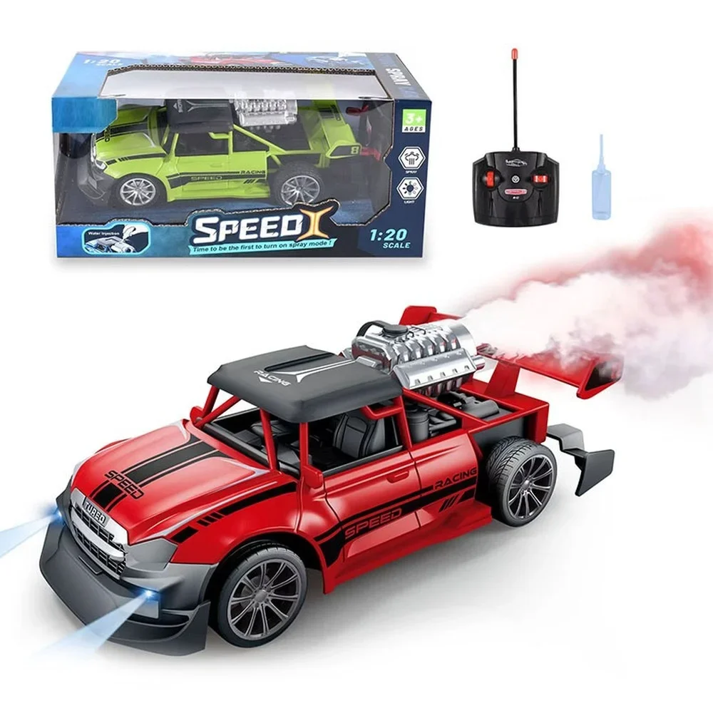 PVC Remote Control Car with Lights and Water Spray