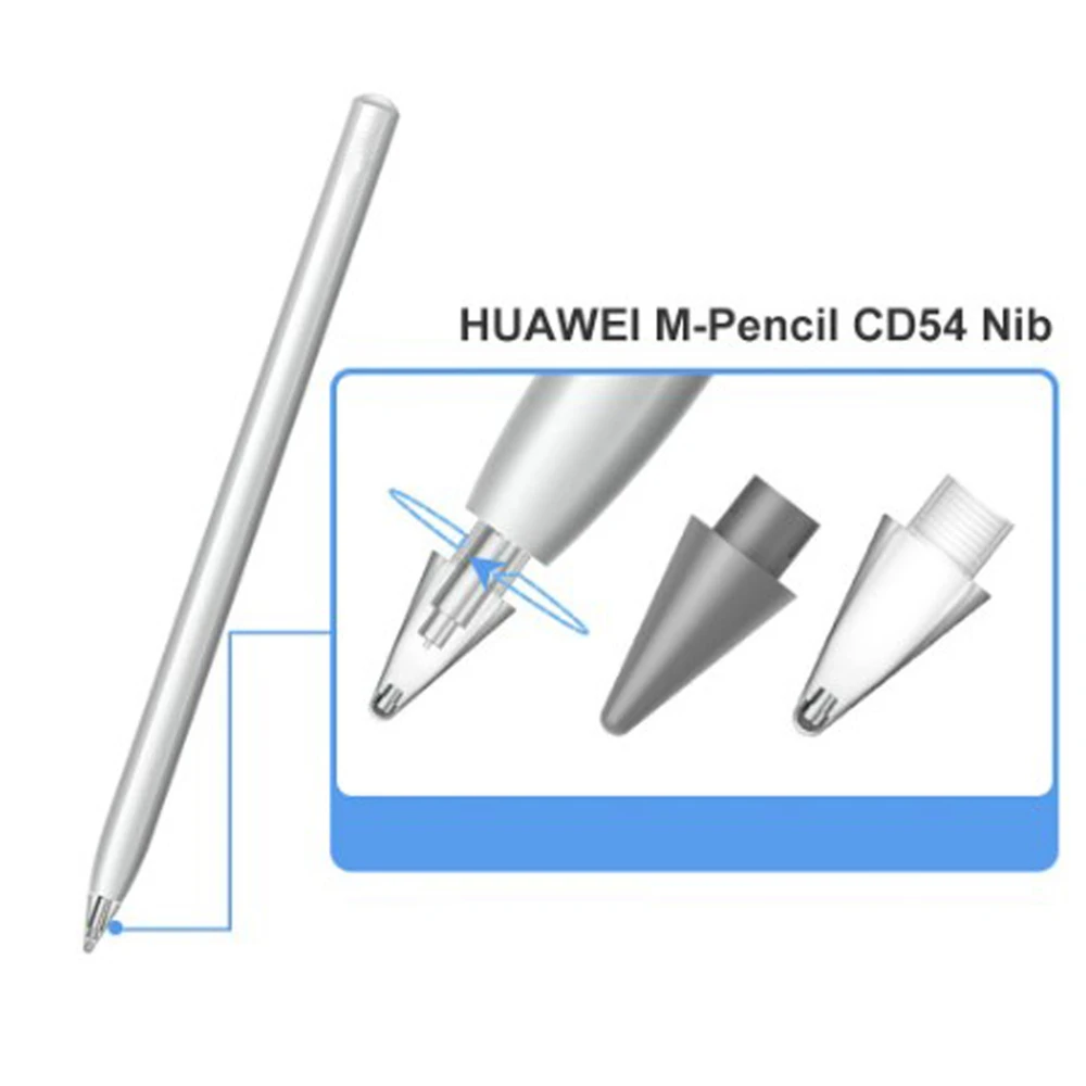 

1/2PCS Replacable Pencil Tips For Huawei M-Pencil 2nd Stylus Touch Pen Tip M-pencil 2 Generation CD54 NIB Pencil Tip Practical