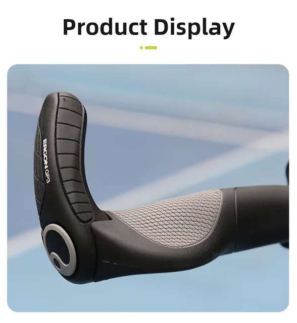 ERGON MTB Grips GP1 GP3 GP5 Ergonomics Rubber ShockProof SkidProof