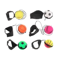 

60mm Bouncy Wrist Band Elastic Rubber Ball For Wrist Exercise Hand Finger Stiffness Relief Wrist Bounce Ball for Children