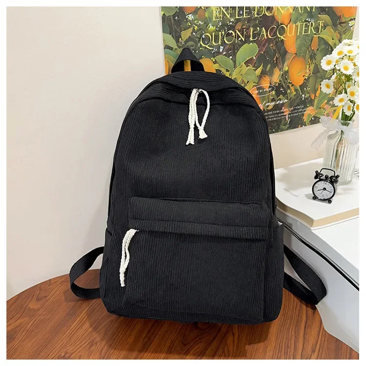 حقيبة ظهر كورتيكس حقيبة نسائية لخريف وشتاء 2025 نمط كوري جديد بسيط اتجاه الشارع سعة كبيرة حقيبة ظهر نسائية غير رسمية