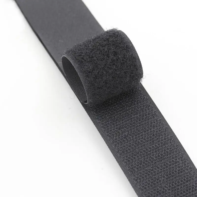 1 Meter Black & White Hook and Loop Fastener Tape - Adhesive Sewing Strips Accessories