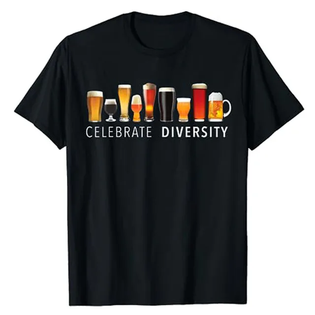 Celebrate Diversity Craft Beer Drinking T-Shirt: A Toast to Beer Lovers and Brew Enthusiasts