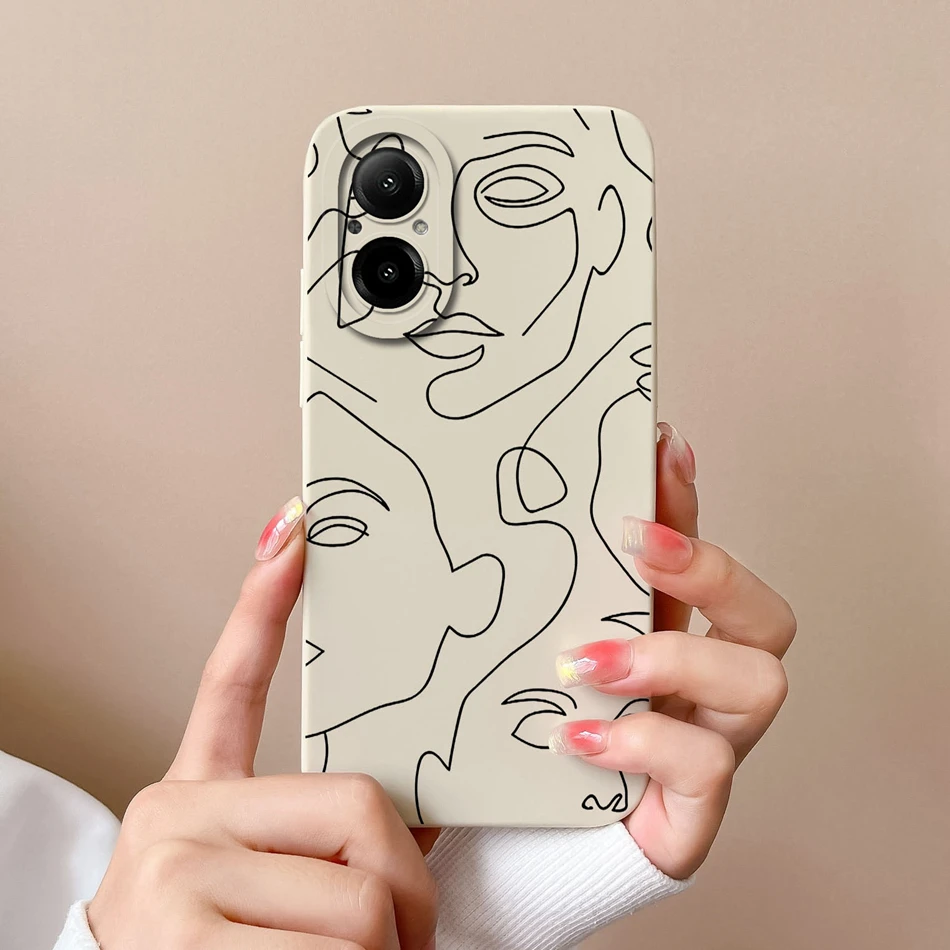 Soft Liquid Silicone Full Protection Phone Case with Multiple Patterns - Anti-Shock Cover