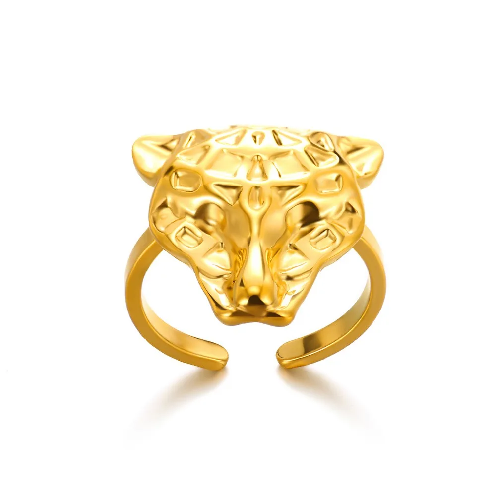 Leopard Rings Stainless Steel Jewelry