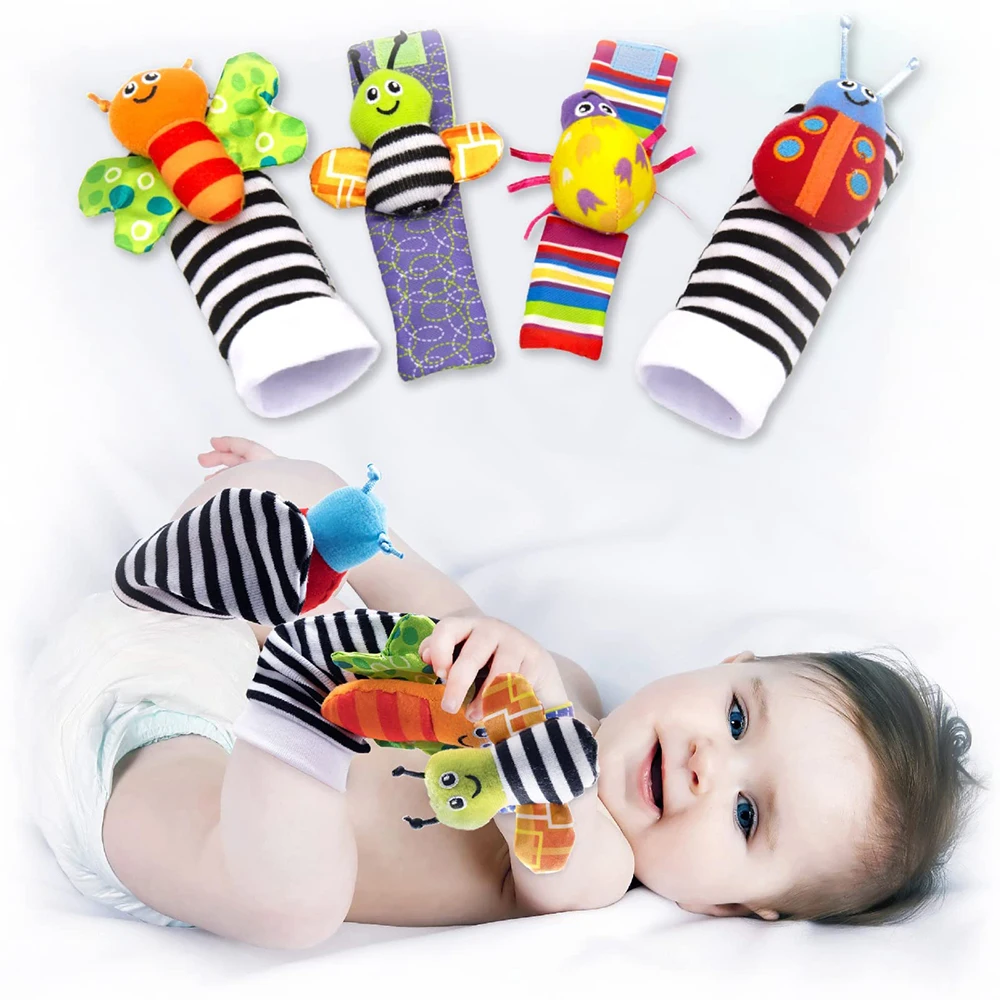 Juguetes infantiles para bebés de 0 a 3 meses, sonajero de muñeca para  desarrollo del cerebro, buscador de pies, calcetines para bebés, accesorios  para bebés recién nacidos, juguetes para bebés de 6 a 12 meses