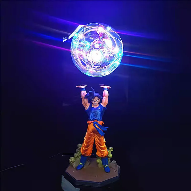 Dragon Ball Z Ultra Instinct Son Goku Action Figures Diy Lamp Figure Dbz  Strength Bombs Led Bedroom Decorative Collection Toys - AliExpress