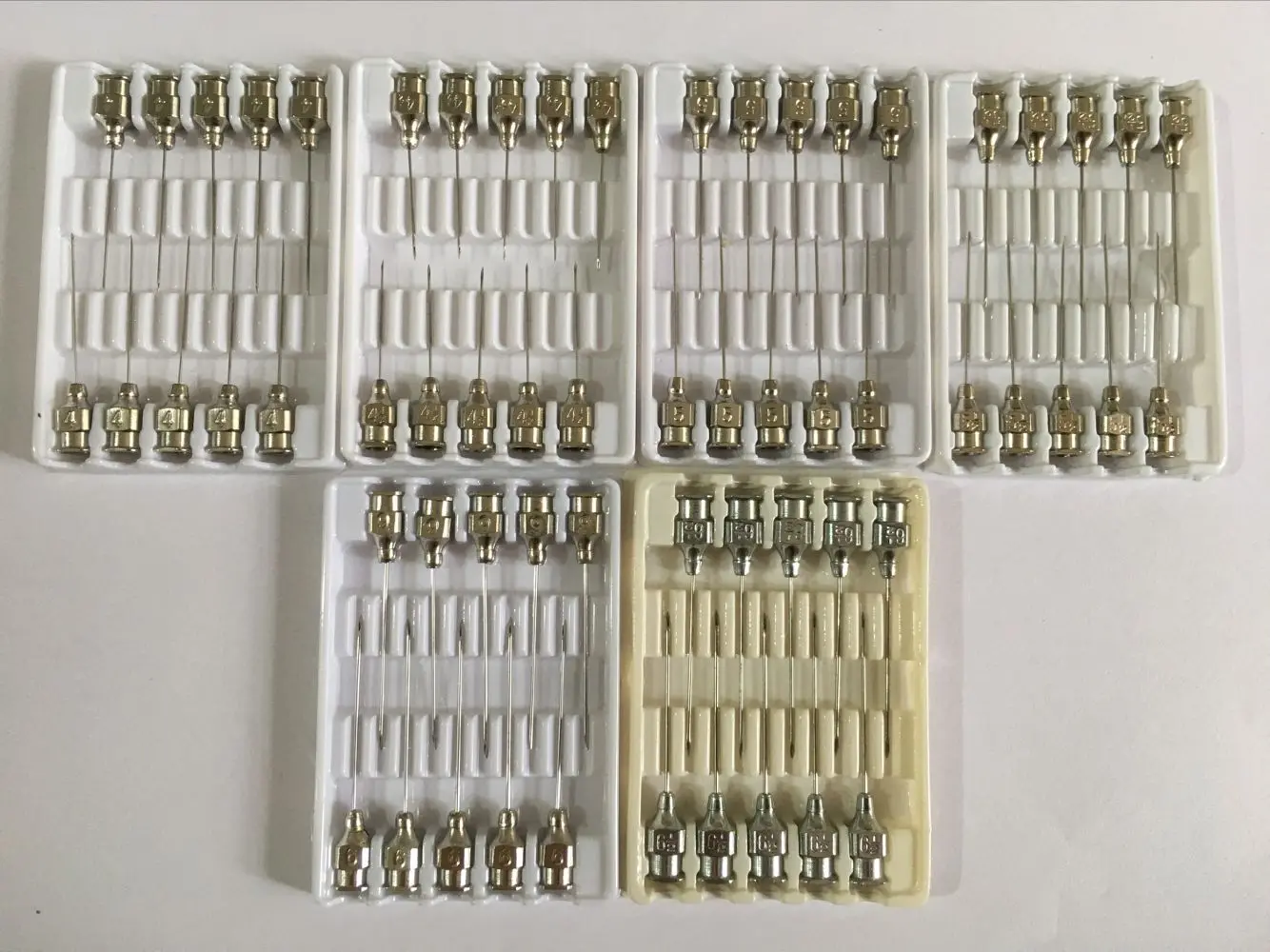 #4 #4.5 #5 #5.5 #6 To #20 Stainless Steel Veterinary Needle Syringe Needle Dispensing Needles Laboratory Sampling 10pcs