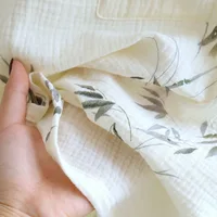 2026 Japanese kimono spring/summer women's bathrobe 100% cotton pajama printed simple kimono bathrobe thin home clothing Ladies - Image 6