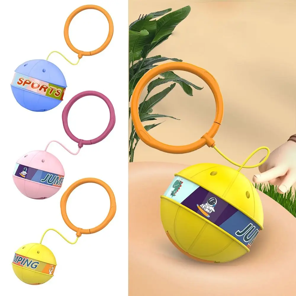 

Flashing Glowing Bouncing Ball Creative One Foot Plastic Space Bounce Ball Toy Bouncy Ball Ankle Skip Ball Children