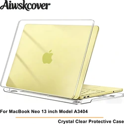 Enhanced Premium 13 Scratch - Resistant Laptop Protective Hard Shell Case for MacBook Neo 13 inch (Crystal Clear)