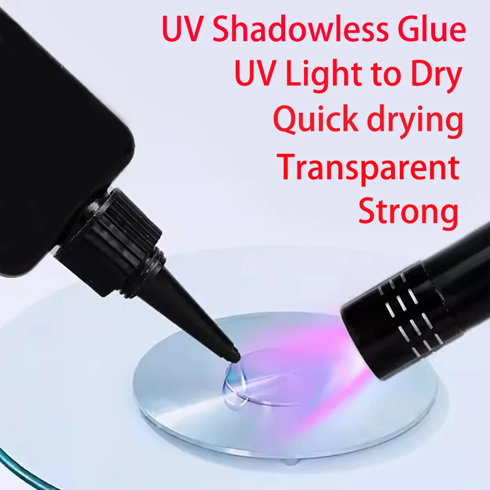 UV Bonding & Welding Glue Kit Super Bonding UV Glue with Black Light,  Quick-Drying for Bonding Glass, Metal, Berg Crystal - AliExpress