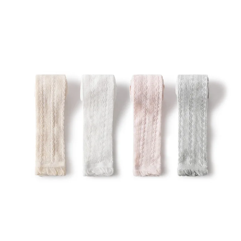 Baby Leggings Summer Baby Girls Legging Pants Breathable Mesh Infant Pants Thin Lace Anti-Mosquito Kids Trousers Children Clothing 0-8Y Baby Trousers