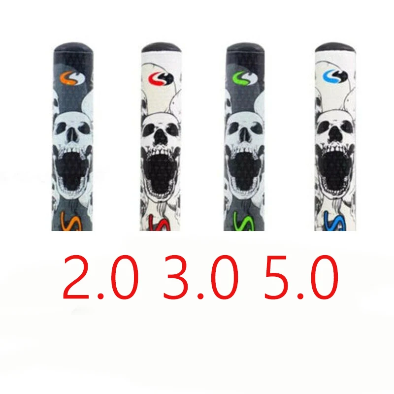 golf putter grips skull 2.0/3.0/5.0 Countercord or no weights grips 1pc golf putter putting headcover magnetic buckle mallet putter cover bag pu leather camouflage pattern golf club heads covers