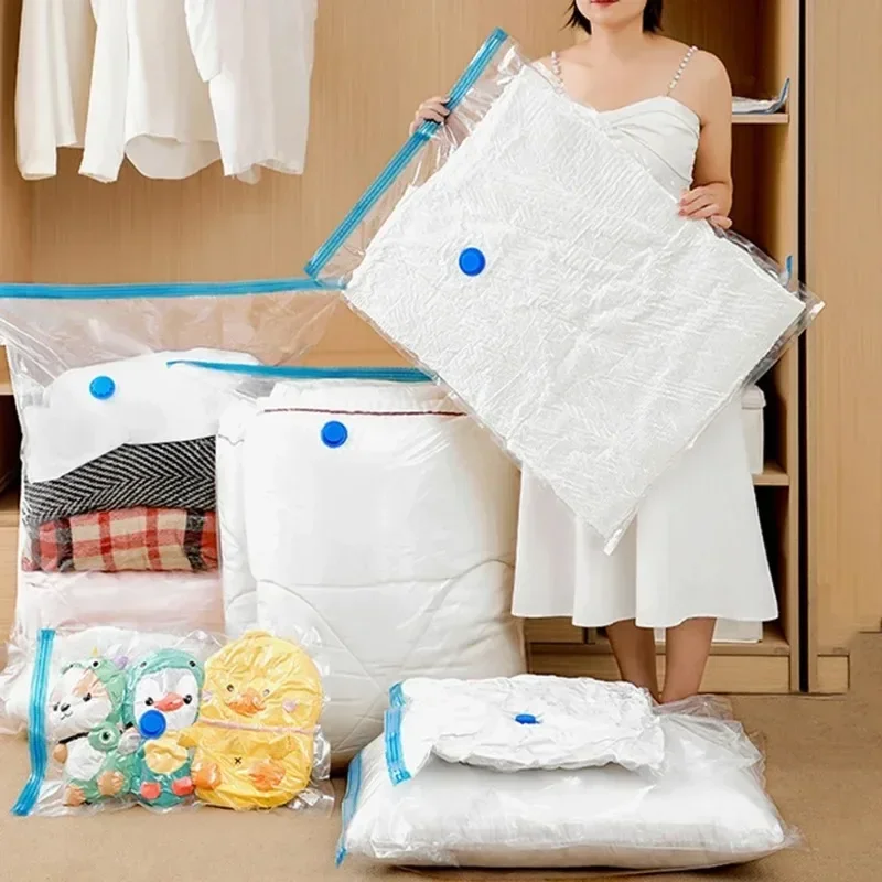 Vacuum Storage Bags Large Plastic Storage Bags for Storing Clothes Blankets Compression Empty Bag Travel Accessories Storage Bag 4