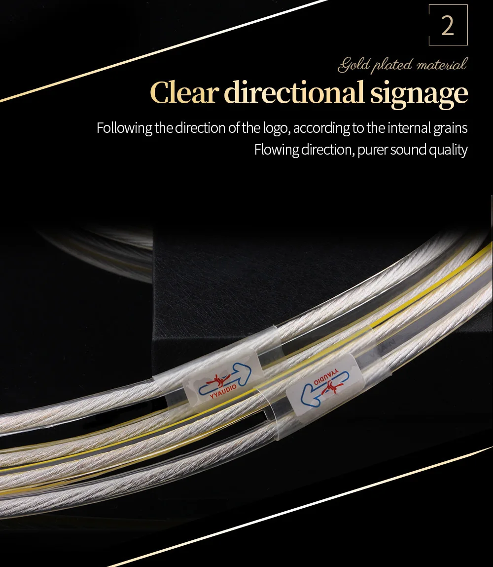 äänikaapelin yksityiskohta ja johdotus