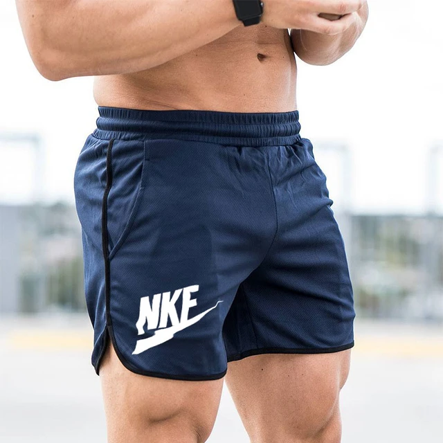 Pantalones cortos deportivos de secado rápido para hombre, ropa deportiva  de malla transpirable para correr, entrenamiento de gimnasio, novedad de  2022 - AliExpress