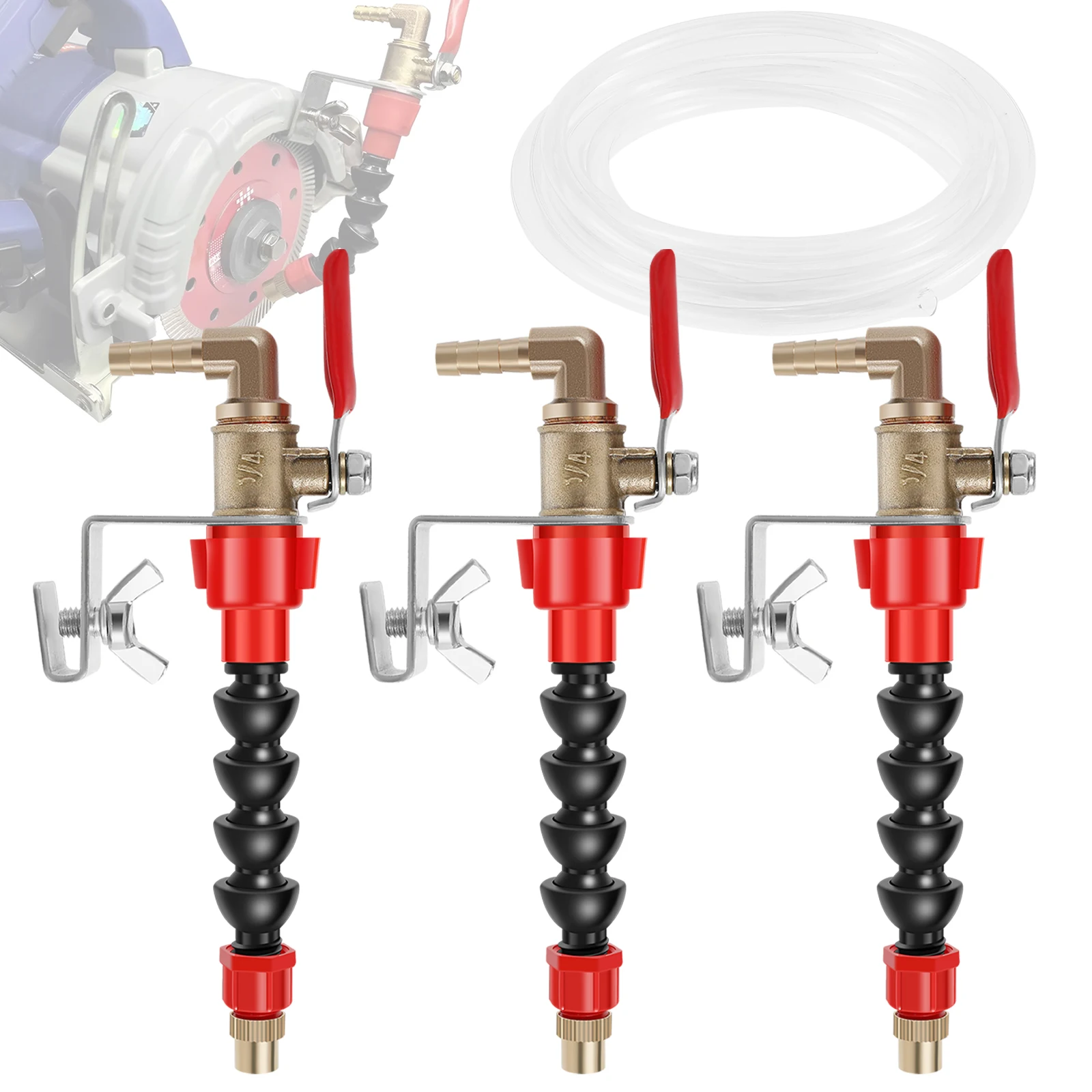 

Dust Remover Water Sprayer Heavy Duty Water Saving Dust Remover Water Nozzle Improving Cutting Effect Coolant Misting System