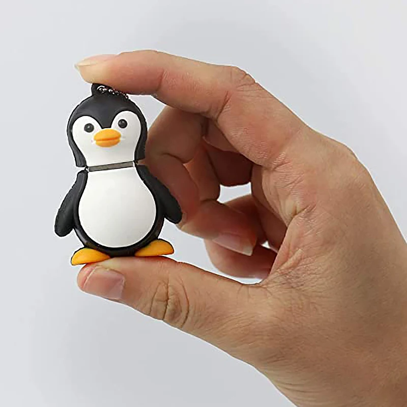USB 2.0 미니 휴대용 고속 리틀 펭귄 플래시 드라이브, 데이터 메모리 스틱 장치, U 디스크