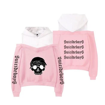 Suicideboys Merch Shoulder Hoodies Women 1