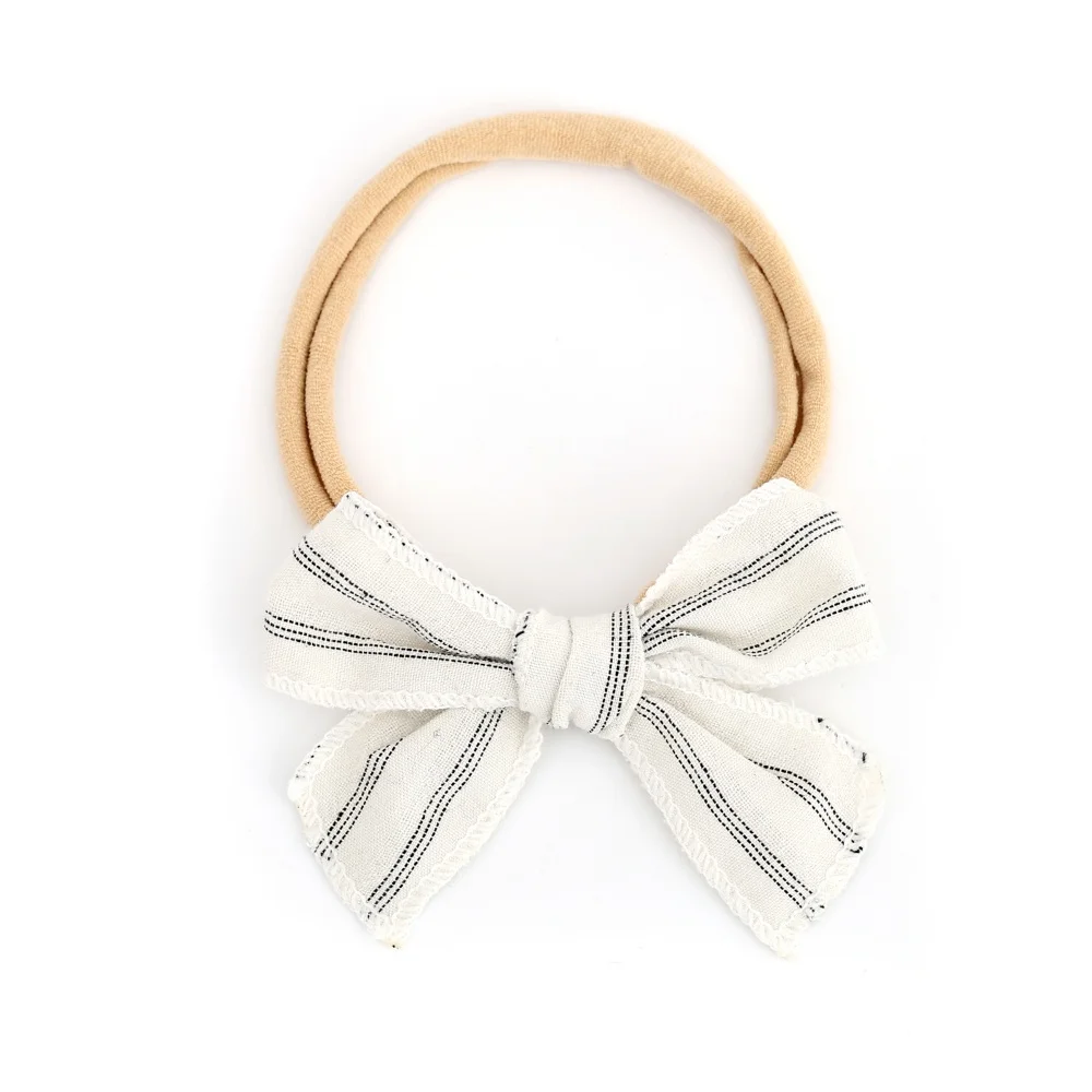 kntted Hairband with flower Bow for Children  Fashion lace Baby Clip Fresh Hairband Headband Stylish  Universal hair accessories