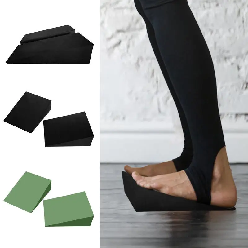 

Lightweight And Portable Non-slip Stretch Slant Boards Squat Ramp Yoga Wedge Blocks Lightweight Squat Wedge Wrist Lower Back