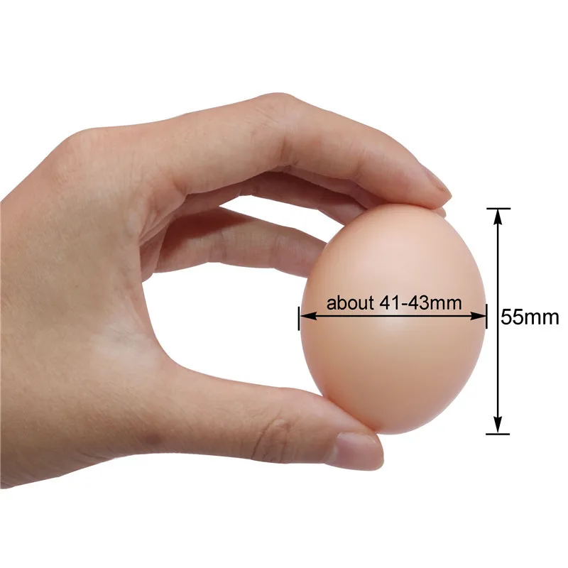 Plastic Eggs Toy Eggs 30 Pcs Poultry Series Fake Hens Hatch Nest Eggs Children's Toys Farm Animal Cages Accessories DIY Painting