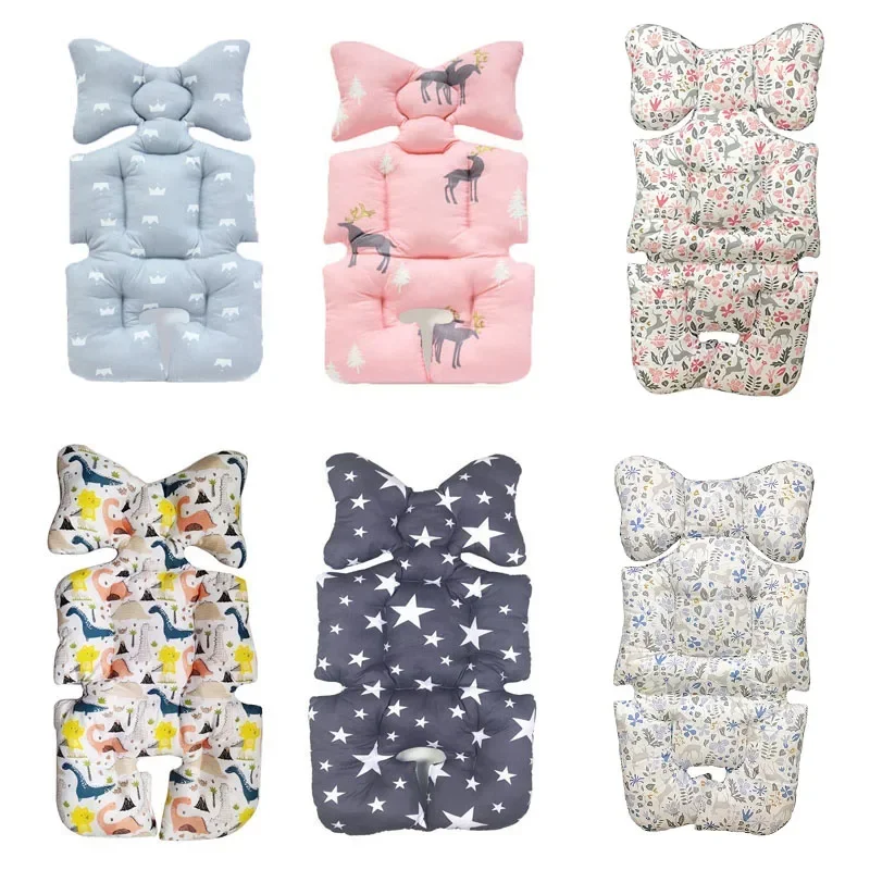 Baby Stroller Liner Baby Car Seat Cushion Cotton Seat Pad Infant Child Cart Mattress Mat Kids Carriage Pram Stroller Accessories