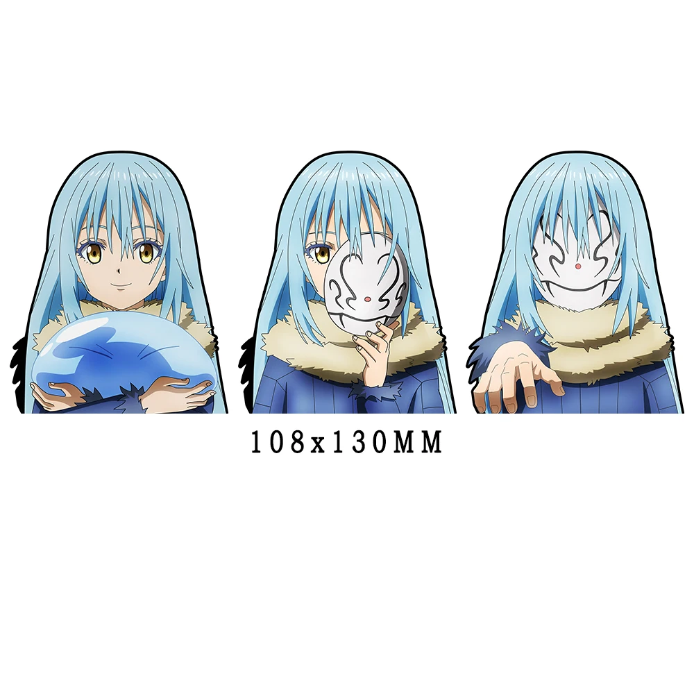 Rimuru Tempest Motion Refrigerator Sticker That Time I Got Reincarnated As A Slime Anime Waterproof Decal for Car Laptop Etc Gift anime motion stickers