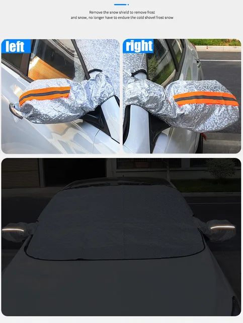 keruite Magnetic Car Heckscheibenabdeckung, Windschutzscheibe Schutzscheibe  für Snow Blocker Anti-Frost Anti-Icing