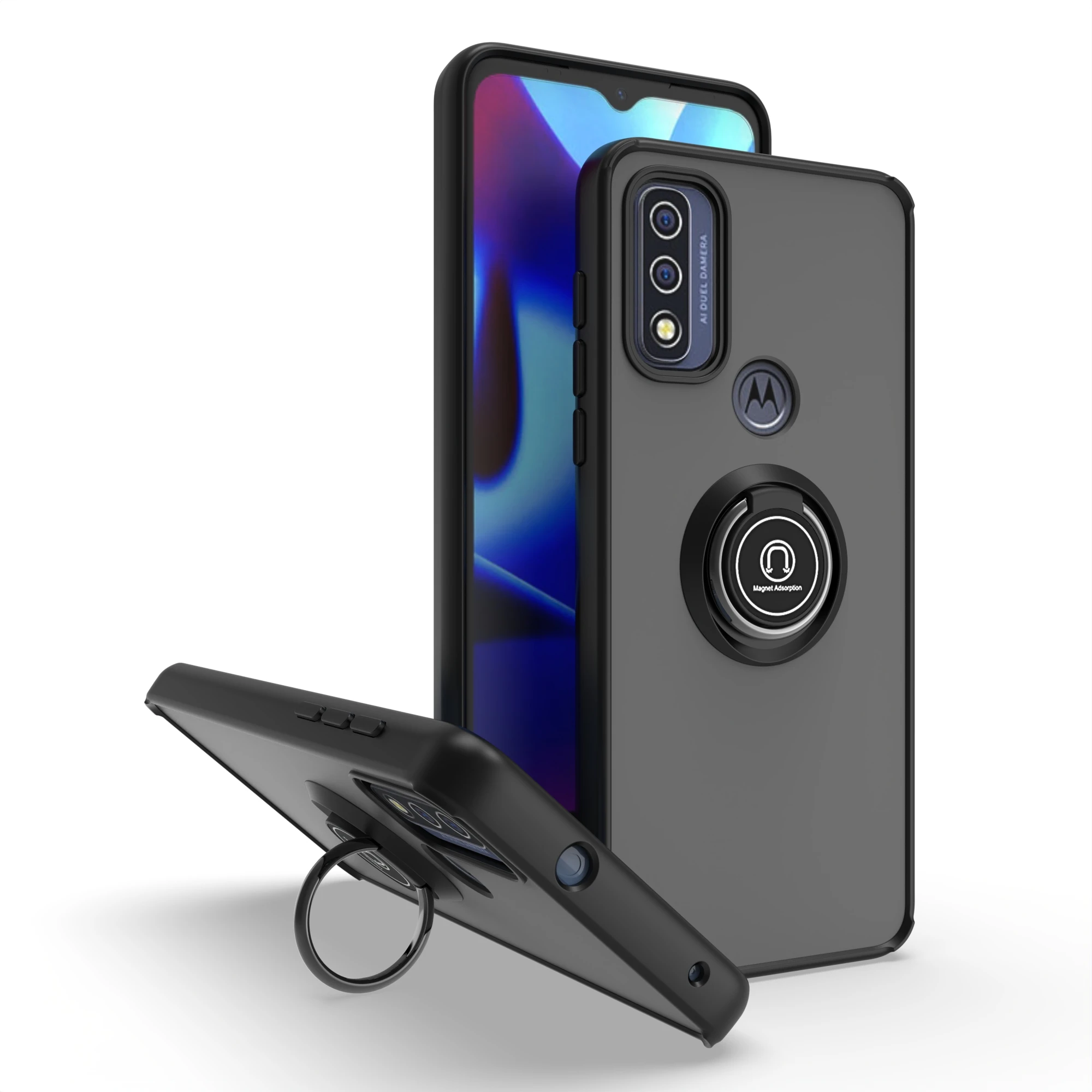 Funda De Teléfono Con Anillo De Brillo Con Vidrio Guatemala