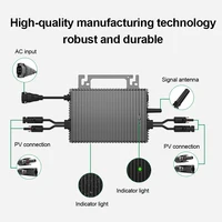SUKFLOW 1000W Grid Tie Micro อินเวอร์เตอร์พลังงานแสงอาทิตย์ MPPT อัตรากําไรจาก 22-55V อัจฉริยะ PURE Sine WAVE อินเวอร์เตอร์สําหรับ AC 220V 2